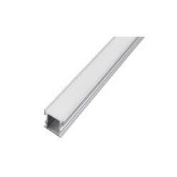 Perfil de Embutir Floor Linear Para Piso 2 Metros 200x2,2x2,6cm Alumínio Branco - Opus PRO 39121