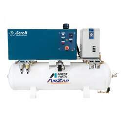 Compressor de Ar Medicinal Isento de Óleo Scroll Com Secador e Filtros 3HP - AirZap