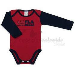 Body Bebê Menino Torcida Baby 1 x Flamengo Best Club