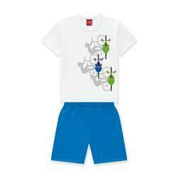 Conjunto Infantil Masculino Camiseta Bermuda Kyly