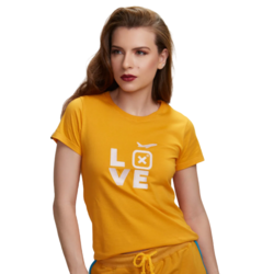 T-Shirt Feminina TXC Brand Mostarda 50184