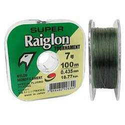 Linha Monofilamento Super Raiglon 0,33mm 4 0 100m Cor: Verde
