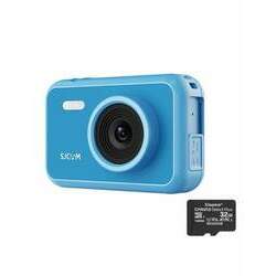 Câmera compacta infantil SJCAM FunCam (AZUL) cartão microSD 32GB