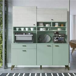 Cozinha Compacta Casamia Maya Verde, 135 cm