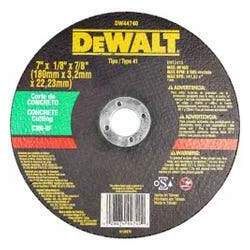 Disco de Corte para Concreto 7/8 Pol DW44740 Dewalt