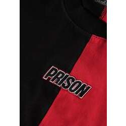 Camisa Streetwear Recorte Red Prison Bordada