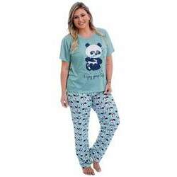 Pijama Feminino Lua Chic Plus Size Panda