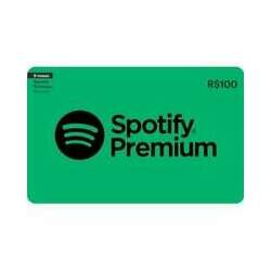 Gift Card Spotify 6 meses: 100 Reais - Cartão Presente Digital