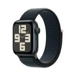 Apple Watch SE 40mm GPS, Caixa Meia-Noite de Alumínio, Pulseira Loop Esportiva Meia-Noite - MRE03BZ/A