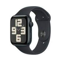 Apple Watch SE 44mm GPS Caixa Meia-Noite de Alumínio, Pulseira Esportiva Meia-Noite, Tamanho M/G, Neutro em Carbono - MRE93BZ/A
