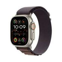 Apple Watch Ultra 2 49mm GPS + Cellular, Caixa de Titânio, Pulseira Loop Alpina Índigo, Tamanho M, Neutro em Carbono - MRET3BZ/A