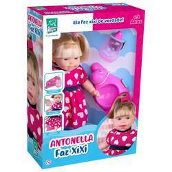 Boneca Antonella Faz Xixi Super Toys