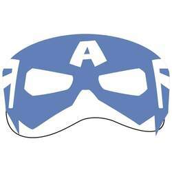 Máscara Vingadores Capitão América Infantil Com Elástico