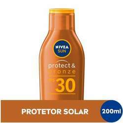 Protetor Solar Nivea Sun Protect & Bronze Fps 30 200ml