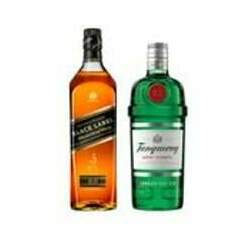 COMBO WHISKY JW BLACK LABEL 750ML + GIN TANQUERAY LONDON DRY