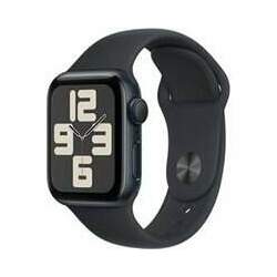 Apple Watch SE (GPS 40 mm) Caixa Meia-Noite de Alumínio Pulseira Esportiva Meia-noite PM