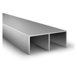 Trilho de Alumínio Anodizado 3mt Superior SP 0013B SP Alumínio