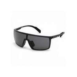 Oculos Adidas Sport Performance Shield Shiny Black Lente Contrast Grey Sp0004 0001A