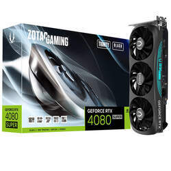 Placa De Vídeo Zotac Nvidia Geforce Trinity Black Edition Rtx 4080 Super 16gb Gddr6x 256 Bits - ZT-D40820D-10P
