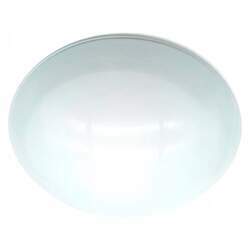 plafon de vidro Luminária de Teto de sobrepor redondo vidro fosco curvo de 30cm - Ideal para Sala, Quarto, Cozinha, Banheiro, lavabo
