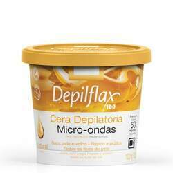 Cera Depilatória Micro-Ondas Natural Depilflax - 100g