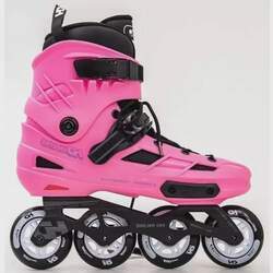 PATINS NEW SKULL II ROSA INLINE HD FREESTYLE 80MM ABEC 9