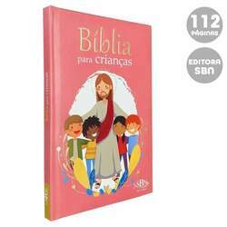 Bíblia Para Crianças Rosa Meninas - SBN