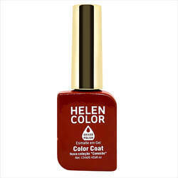 Esmalte em gel Helen Color Conexão Vermelho Bordô 119