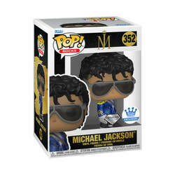 Funko Pop Michael Jackson (1984 GRAMMYS) Diamond - Exclusivo Funko Shop c/ Protetor - Michael Jackson 352