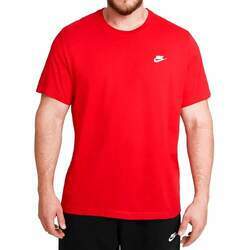 Camiseta Nike Sportswear Club Tee Vermelha