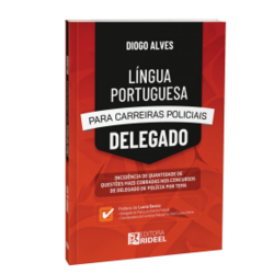 Livro Língua Portuguesa para Carreiras Policiais Delegado,1ª Edição 2023