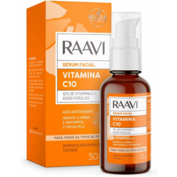 Sérum Facial De Vitamina C e Ácido Ferúlico 30g - Raavi
