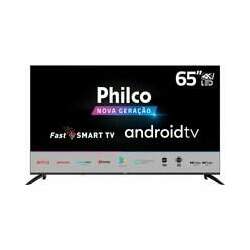 Smart Tv 4K Led 65" Philco Fast Tv Ptv65g70agcbl Uhd Wifi Integrado Preta