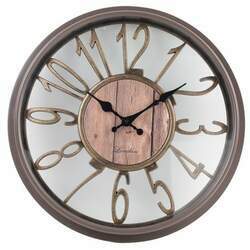 Relógio de Parede Vasado Vintage e Cobre 1115155 Hubme