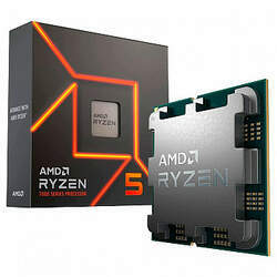 Processador AMD Ryzen 5 7600X, 5 3GHz, Cache 38MB, AM5, Radeon Graphics - 100-100000593WOF