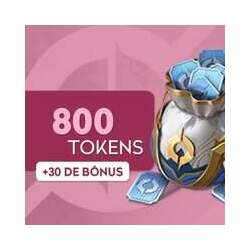Honor of Kings - 800 Tokens+ 30 de Bônus
