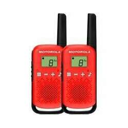 Rádio Comunicador Motorola Talkabout T110BR, 26 Canais, 25KM, Vermelho - 71669