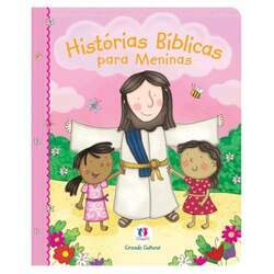Livro Histórias Bíblicas Para Meninas - Capa Rosa