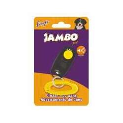 Clicker de Adestramento Jambo Pet Pop Preto