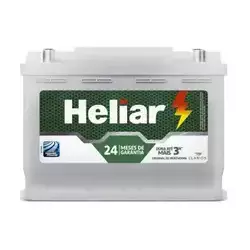 Bateria Heliar Super Free 75Ah H75PD ( Cx Alta ) 24 Meses de Garantia