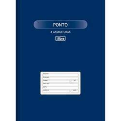 Livro De Ponto Capa Dura Grande - 4 Assinaturas 100fls Tilibra