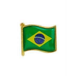 Broche Bandeira Brasil 2 5x2 5cm