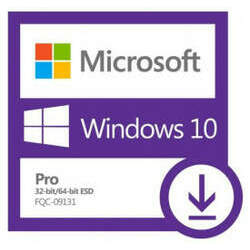 Licença de Uso Microsoft Windows 10 PRO ESD FQC-09131 (Regularização)
