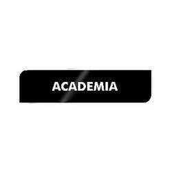 Placa Identificação - Academia - Acrilico