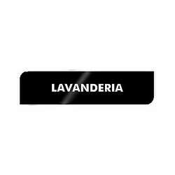 Placa Identificação - Lavanderia - Acrilico