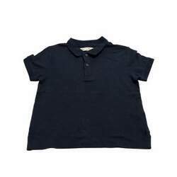Camisa polo azul marinho lisa Zara 3-4 anos