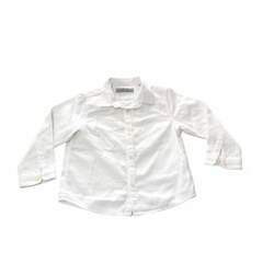 Camisa social branca mangas compridas Zara 2-3 anos