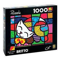 Quebra-cabeça Puzzle 1000 Peças Romero Britto - Cat Grow
