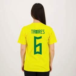 Camisa Brasil Tamires 6 Amarela
