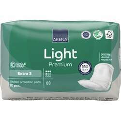 Abena Light Extra Premium - Absorvente Feminino - Pacote com 10 unidades